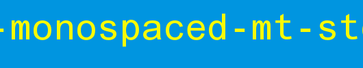 Arial-Monospaced-MT-Std.otf