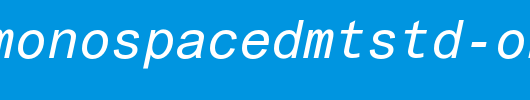 ArialMonospacedMTStd-Oblique.otf