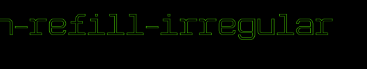 Aspirin-Refill-Irregular.otf
