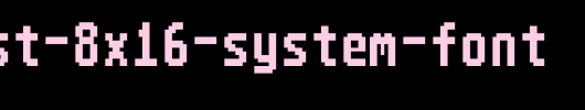 Atari-ST-8x16-System-Font