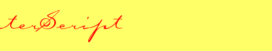 CarpenterScript_英文字体