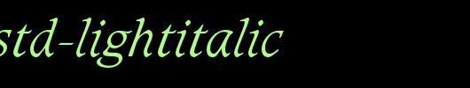 CaxtonStd-LightItalic.otf