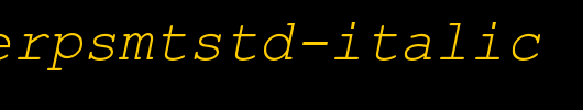 CourierPSMTStd-Italic.otf