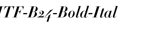 Didot-HTF-B24-Bold-Ital_英文字体