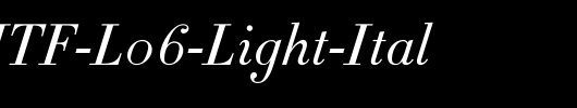 Didot-HTF-L06-Light-Ital_英文字体