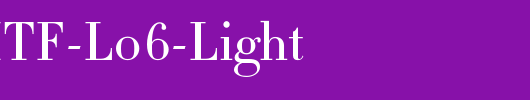 Didot-HTF-L06-Light_英文字体