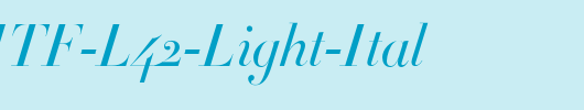 Didot-HTF-L42-Light-Ital_英文字体