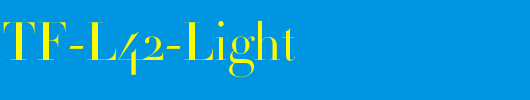 Didot-HTF-L42-Light_英文字体