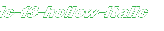 FZ-BASIC-13-HOLLOW-ITALIC.ttf