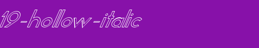 FZ-BASIC-19-HOLLOW-ITALIC.ttf