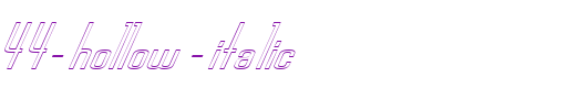 FZ-BASIC-44-HOLLOW-ITALIC.ttf