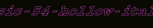 FZ-BASIC-54-HOLLOW-ITALIC.ttf