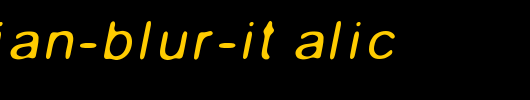 Gaussian-Blur-Italic.ttf