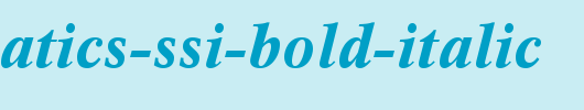 Informatics-SSi-Bold-Italic.ttf