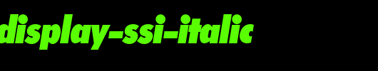 Isomar-Display-SSi-Italic.ttf