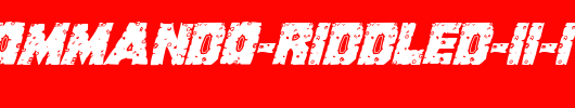 King-Commando-Riddled-II-Italic.ttf