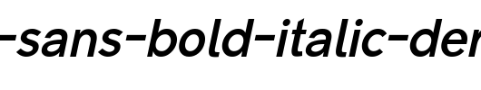 Malter-Sans-Bold-Italic-demo.otf