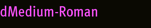 MetaCondMedium-Roman_英文字体