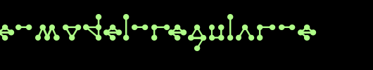 Molecule-model-Regular-E..ttf