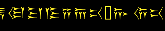 Old-Persian-Cuneiform_英文字体