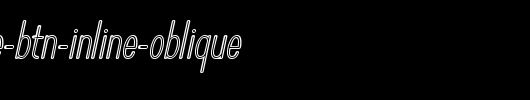 Operator-Nine-BTN-Inline-Oblique.ttf英文字体下载