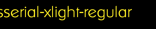 OrnitonsSerial-Xlight-Regular.ttf英文字体下载