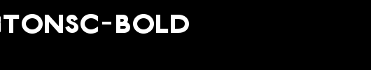 PaddingtonSC-Bold_英文字体