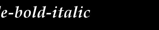 Palisade-Bold-Italic_英文字体