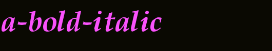 Palladia-Bold-Italic_英文字体