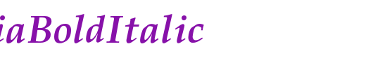 PalladiaBoldItalic_英文字体