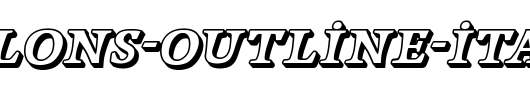 Papillons-Outline-Italic.otf