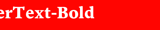 PoynterText-Bold_英文字体