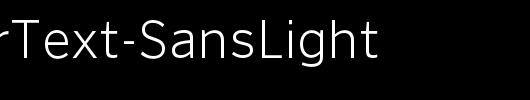 PoynterText-SansLight_英文字体