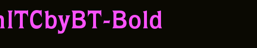 QuorumITCbyBT-Bold_英文字体