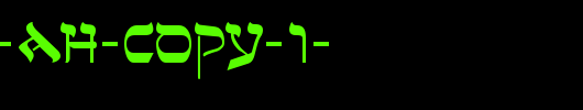 Sefer-AH-copy-1-.ttf是一款不错的英文字体下载