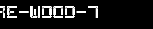 Square-Wood-7.ttf是一款不错的英文字体下载
