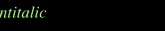 TempoFontItalic.ttf类型，T字母英文