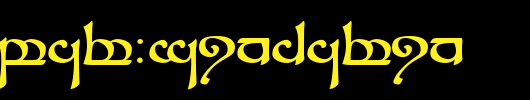 Tengwar-Sindarin.ttf类型，T字母英文