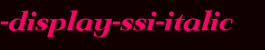 Terono-Display-SSi-Italic.ttf类型，T字母英文