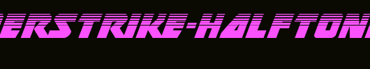 Thunderstrike-Halftone.ttf类型，T字母英文