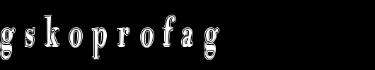 Tidelagskoprofag.ttf类型，T字母英文