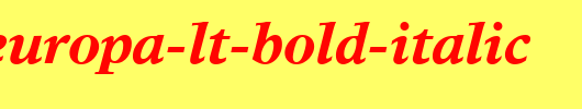 Times-Europa-LT-Bold-Italic.ttf类型，T字母英文