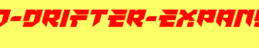 Tokyo-Drifter-Expanded-Italic.ttf类型，T字母英文