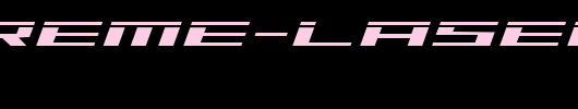 Trireme-Laser-Italic.ttf类型，T字母英文