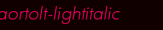 a_FuturaOrtoLt-LightItalic.TTF