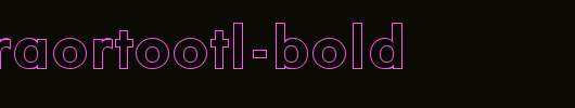 a_FuturaOrtoOtl-Bold_英文字体