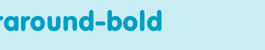 a_FuturaRound-Bold_英文字体