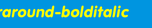 a_FuturaRound-BoldItalic_英文字体