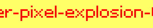 xpaider-pixel-explosion-02_英文字体